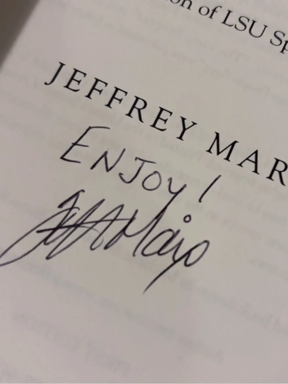 Walking With Tigers by Jeffrey Marx - Autographed Paperback